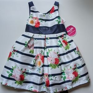 Floral Print Toddler Dress